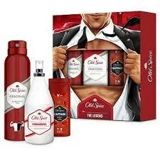 Old Spice Original Geschenkset – Deospray 100ml, 2in1 Duschgel & Shampoo 50ml, Eau De Toilette 150ml – Perfektes Männerpflege Set zum Verschenken