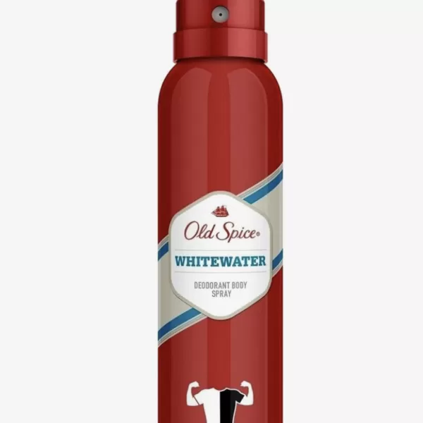 Old Spice Whitewater Deodorant Spray 150 ml – Frisse geur voor mannen, geen witte strepen, langdurige bescherming tegen geurtjes.