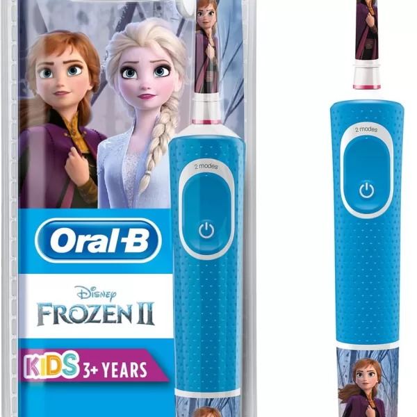 Oral-B Stages Power Frozen Elektrische Tandenborstel voor Kinderen – Zachte Borstelharen, Disney MagicTimer App, Oplaadbaar, Tandarts Aanbevolen