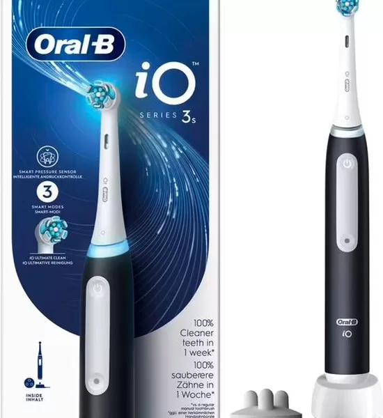 Oral-B iO 3S - Elektrische Tandenborstel - Zwart