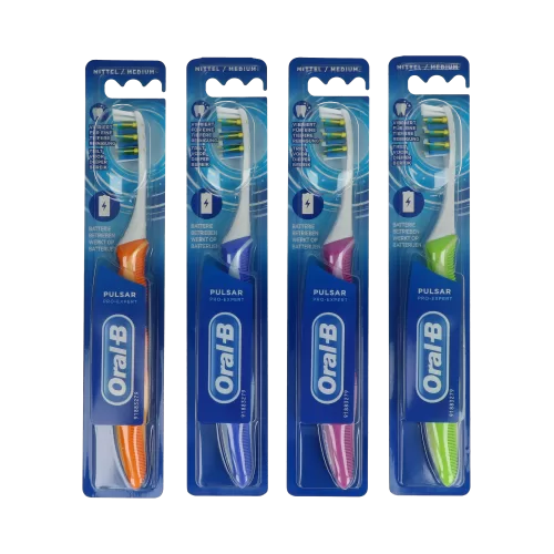 Oral-B Pro-Expert Pulsar Gum Care Tandenborstel 35 Medium x4 - Vibrerende MicroPulse Technologie, Stimuleert Tandvlees & Reinigt Effectief