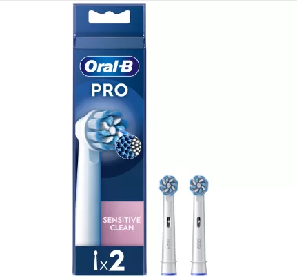 Oral-B Sensitive Opzetborstels 2 stuks - Ultrathin Borstelharen, Verwijdert 100% Meer Tandplak, Zacht voor Tandvlees, Geschikt voor Alle Oplaadbare Oral-B Modellen