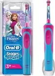 Oral-B Stages Power Kids Frozen - Elektrische Tandenborstel met Timer, Extra Zachte Borstelharen, Oplaadbaar, 1 Handvat + Opzetborstel