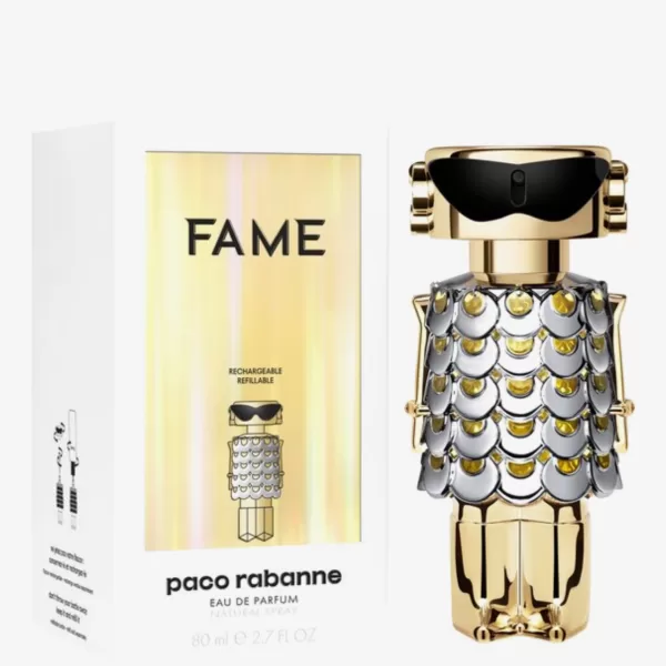 Paco Rabanne Fame Eau de Parfum 80 ml - Verleidelijk Damesparfum met Mango, Jasmijn & Wierook - Sensueel en Krachtig Aroma