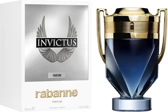 Paco Rabanne Invictus 100 ml Herren Parfum Spray – Pure Parfum – Neu & Original – Duft für Männer