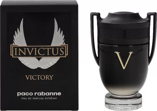 Paco Rabanne Invictus Victory 100 ml Eau de Parfum - Intens Herenparfum met Citrus, Wierrook en Vanille - Langdurige Geurervaring