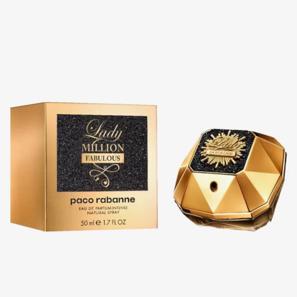 Paco Rabanne Lady Million Fabulous 50 ml Eau de Parfum Intense - Bloemige Damesgeur, Sensueel met Vanille & Mandarijn, Glamoureuze Flacon