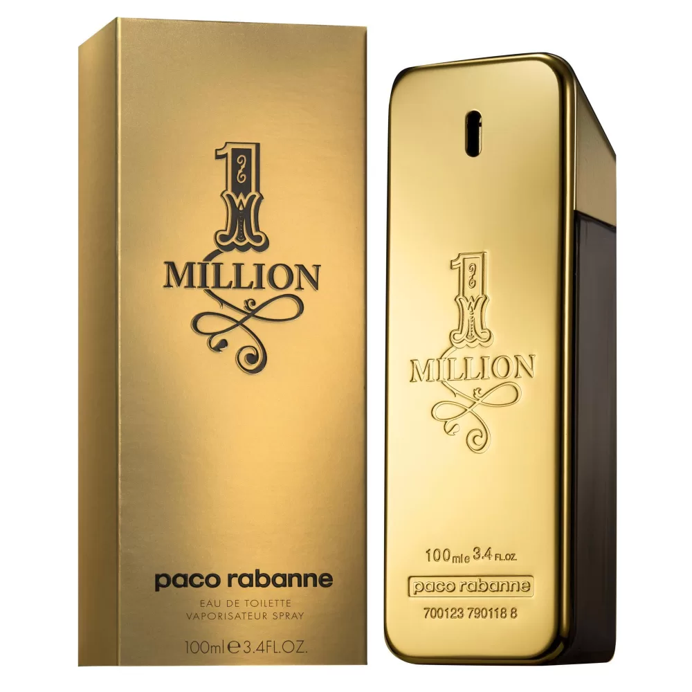 Paco Rabanne One Million Eau de Toilette Spray 100 ml – Luxus Herrenparfum, verführerischer Duft, ideal für besondere Anlässe und tägliche Verwendung