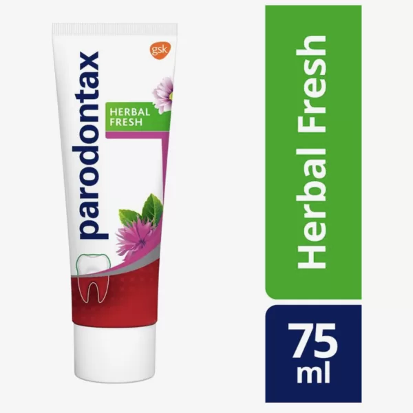 Parodontax Herbal Fresh Tandpasta 75ml - Voorkomt Bloedend Tandvlees, Met Bergamot & Munt, Voor Gezond Tandvlees & Sterke Tanden