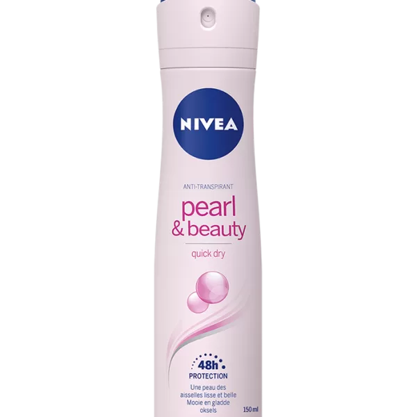 PEARL & BEAUTY ANTI-TRANSIPRANT SPRAY 150ml - 48H Bescherming voor Mooie en Gladde Oksels