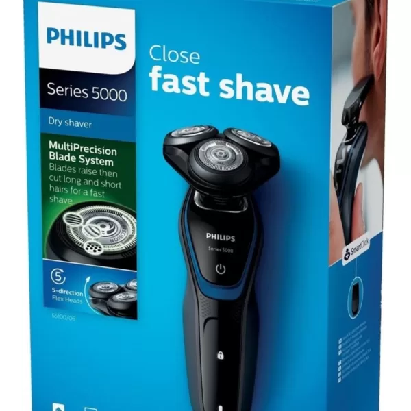 Philips Shaver Series 5000 S5100/06 - Scheerapparaat voor Mannen met MultiPrecision Systeem voor Snelle en Efficiënte Scheerbeurt