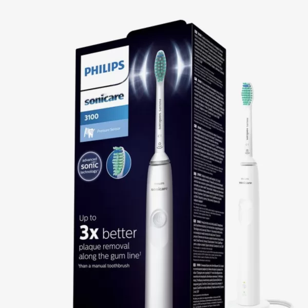 Philips Sonicare 3100 HX3671/13 - Elektrische Tandenborstel - Wit - 3x Meer Tandplakverwijdering - Druksensor & 14 Dagen Batterijduur