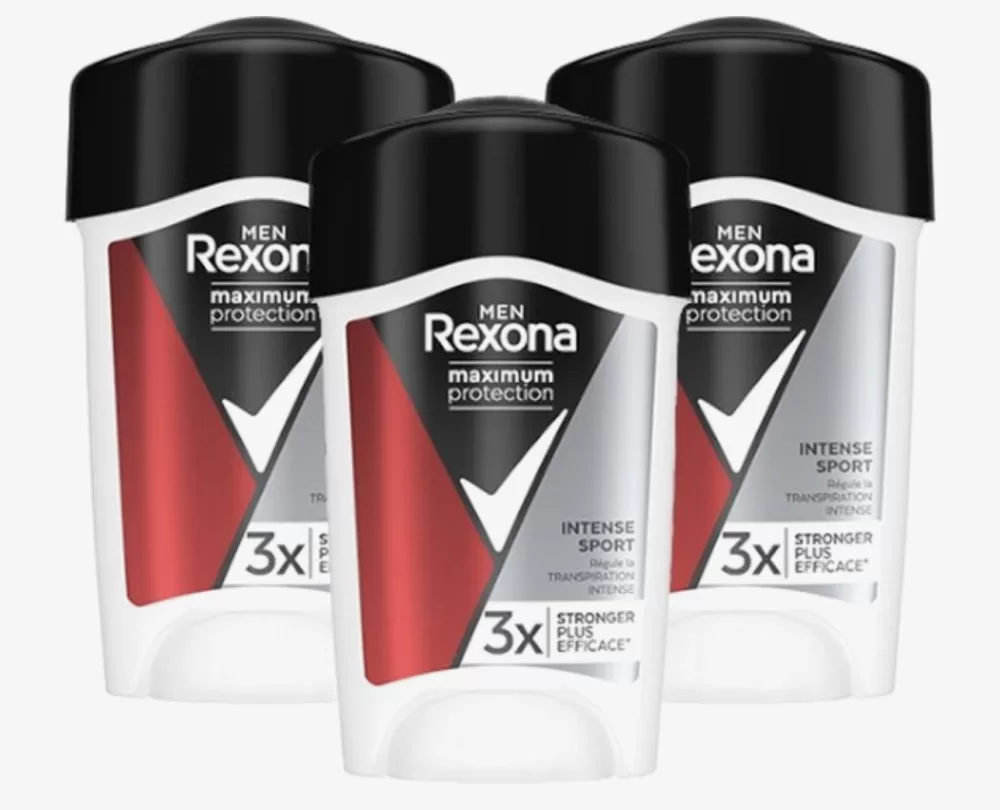 Rexona Men Maximum Protection Intense Sport Deodorant 45 ML - 3er Vorteilspackung für langanhaltenden Schutz und Frische