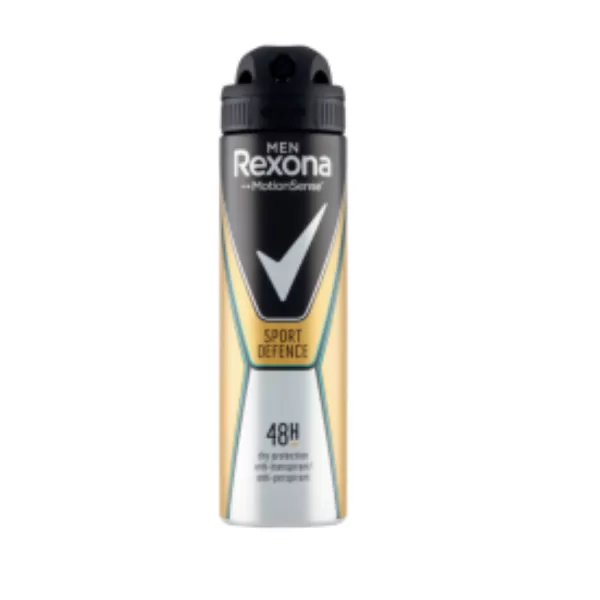 Rexona MEN Sport Defence 48H Deo Spray - Anti-Transpirant, Alcoholvrij, 150ml - Ideaal voor Sport, Frisse Geur en Betrouwbare Bescherming