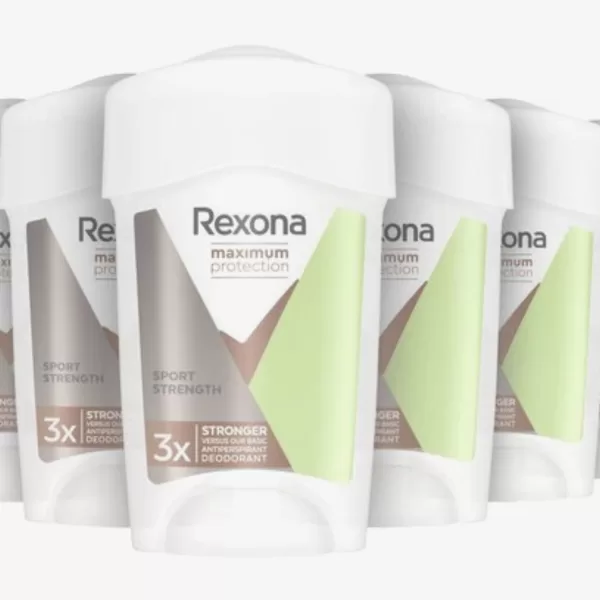 Rexona Women Maximum Protection Sport Deodorant 45 ml – 6x Voordeelverpakking, 96 uur bescherming, frisse citrusgeur, 3x meer bescherming