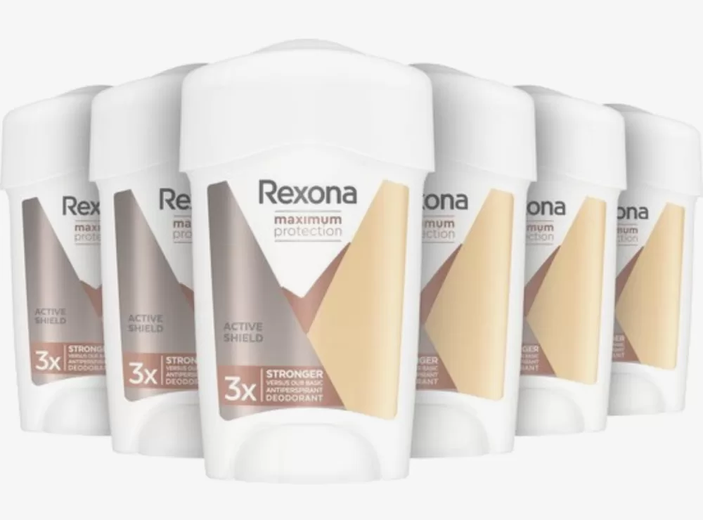 Rexona Women MaxPro Active Shield Deodorant Stick – 6x45ml – 96u Bescherming – Zachte Crème, Fruitige Geur, Ideaal voor Sport en Dagelijks Gebruik