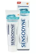 Sensodyne Deep Clean Gel Tandpasta 75ml - Voor Gevoelige Tanden, Fluoride, Pepermunt Smaak, 24/7 Bescherming en Aanzienlijke Frisheid