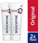 Sensodyne Gevoeligheid & Tandvlees Tandpasta - 2 x 75 ML - Beschermt Gevoelige Tanden & Verbetert Tandvlees - Frisse Muntsmaak, Fluoride