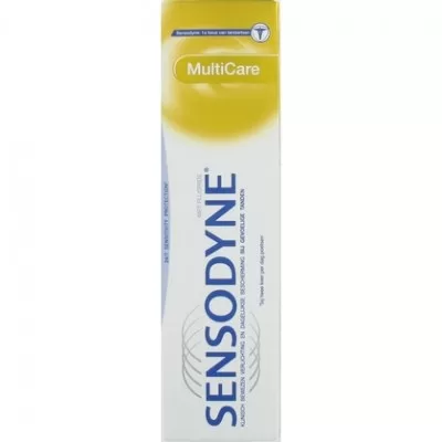 Sensodyne Multicare Zahnpasta 75ml – Speziell für empfindliche Zähne, schützt vor Karies und sorgt für frischen Atem