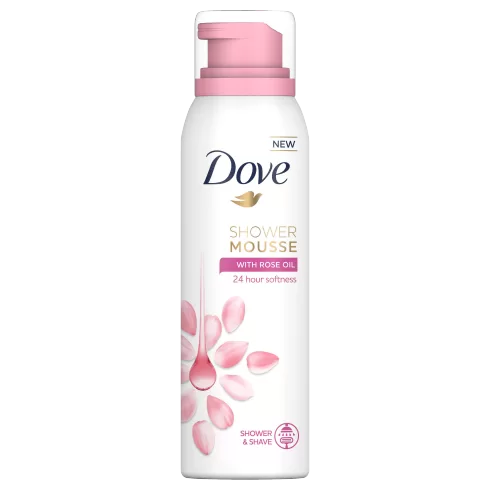 Shower Mousse mit Rosenöl 200ml – Luxuriöse, schäumende Duschpflege für ein verwöhnendes Duscherlebnis mit zartem Rosenduft.