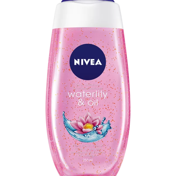 Verzorgende Douchegel Waterlily & Oil 250ml - Hydraterende formule met verzorgende olie parels en frisse Waterleliegeur