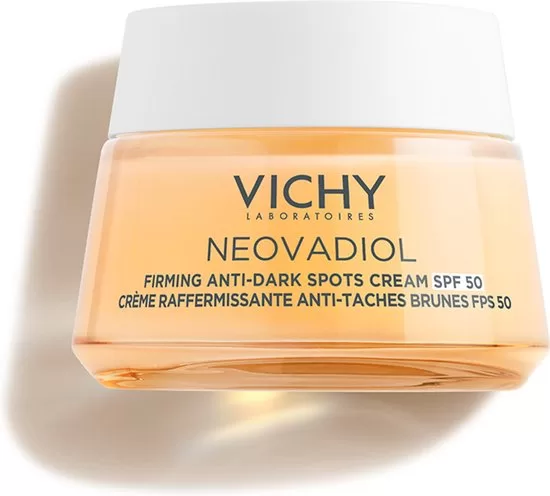 Vichy Neovadiol Anti-Pigmentvlekken Dagcrème SPF 50 - Verstevigend voor Rijpere Huid - 50 ml, Vermindert Rimpels & Vlekken, Voedend & Beschermend