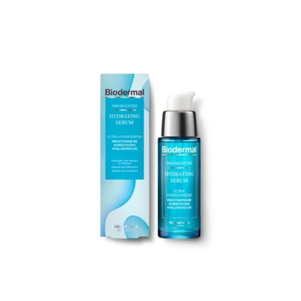 Biodermal Skin Booster Hydrating Serum 30ml – Hyaluronzuur & Vitamine B5, Intensieve Hydratatie, Versterkt Huidbarrière - 3 stuks