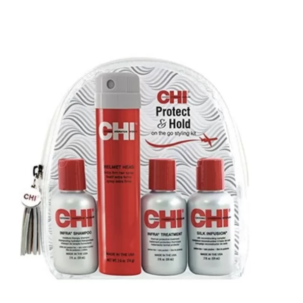 CHI Haarpflege Set – Professionelle Haarverzorgung für glattes, glänzendes Haar | Shampoo, Conditioner & Pflegeprodukte