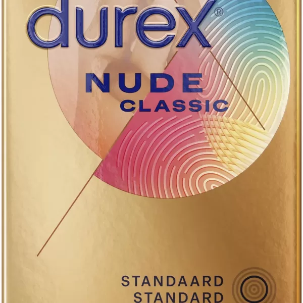 Durex Nude XL Condooms - 10 Stuks - Ultradun, 56 mm, Siliconen Glijmiddel, Elektronisch Getest voor Veiligheid