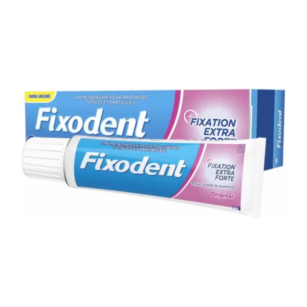 Fixodent Kleefpasta Original - 6x47g Voordeelverpakking - Extra Sterke Fixatie, Comfort & Voedselbarrière voor Kunstgebitten - Munt Smaak