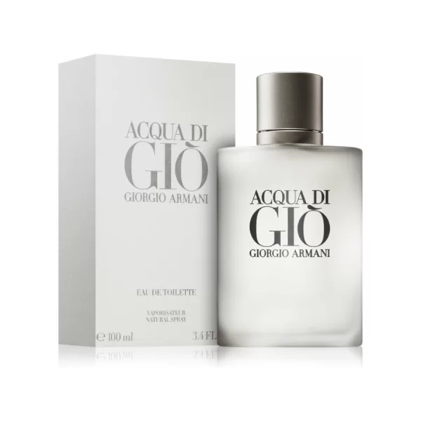 Giorgio Armani Acqua di Gio 100 ml Eau de Toilette - Herenparfum met Citrus, Bloemen & Houtnoten - Tijdloze Geur sinds 1996