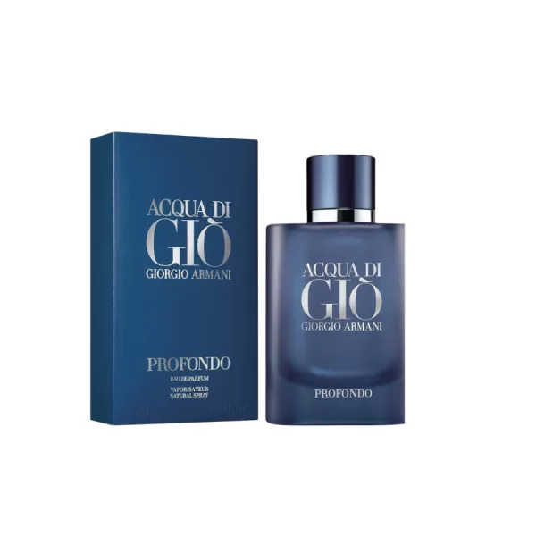 Giorgio Armani Acqua di Giò Profondo 75 ml Eau de Parfum für Herren – Aromatische Fougere mit Mandarinen, Bergamot und Patchouli
