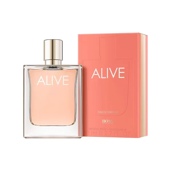 Hugo Boss Alive Eau de Parfum 80 ml - Damesparfum, Zelfverzekerd & Modern, Mix van Appel, Pruim, Jasmijn & Vanille, Positieve Energie
