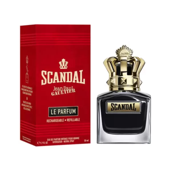 Jean Paul Gaultier Scandal pour Homme Le Parfum Refillable 100 ml - Intensives Eau de Parfum Spray für Herren - Duft von Jean Paul Gaultier
