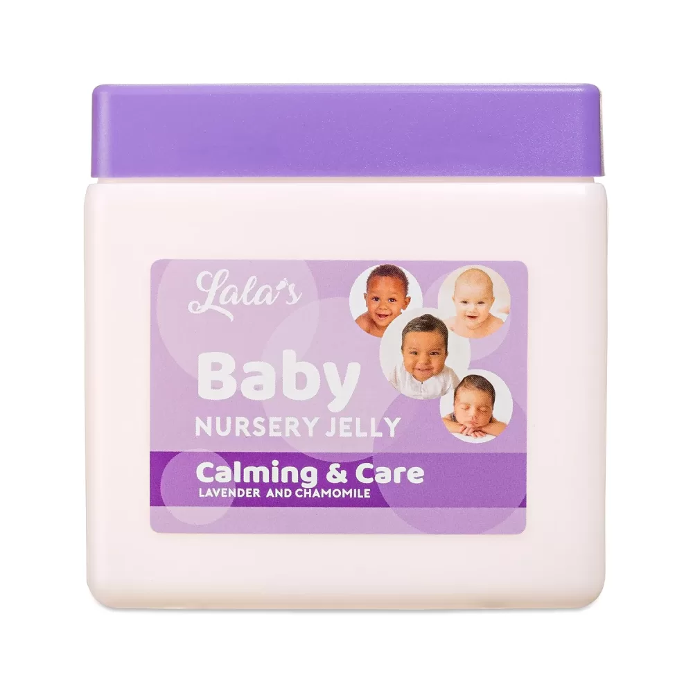 Lala's Baby Jelly Lavendel 368g - Zachte, hydraterende crème met Lavendel & Kamille voor Babyhuid, ideaal bij luierwissels en 's nachts.