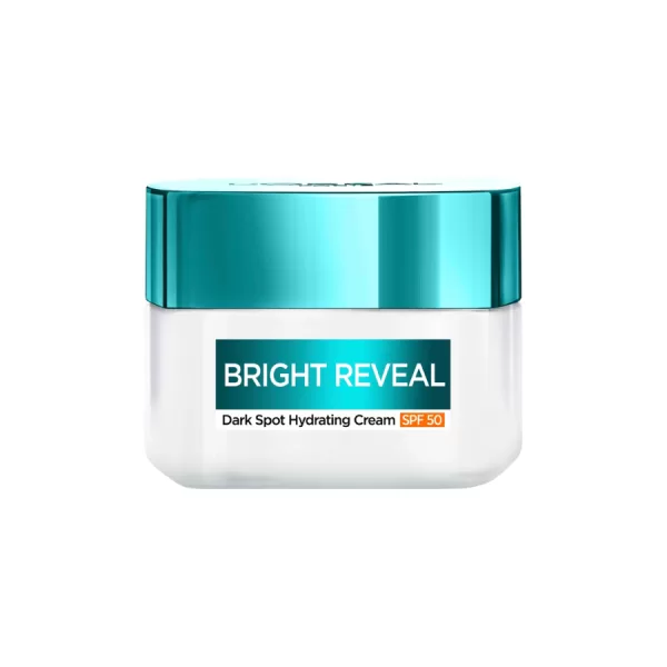 L'Oréal Paris Bright Reveal Dagcrème SPF 50 met Niacinamide - 50ml | Hydraterend en Verhelderend, Vermindert Pigmentvlekken