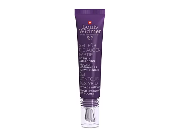 Louis Widmer Hydraderm Oogomtrekgel – Nieuwe Formule, Hydratatie, Lichte Gel, Voor Gevoelige Huid, Parfumvrij, Dermatologisch Getest