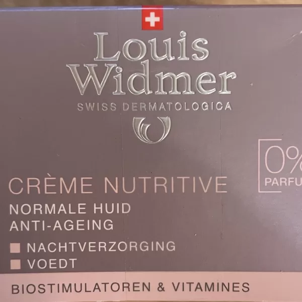 Louis Widmer Vitaliserende Nachtcrème Zonder Parfum 50ml – Hydraterende Anti-Rimpel Crème voor Droge Huid, Nachtverzorging