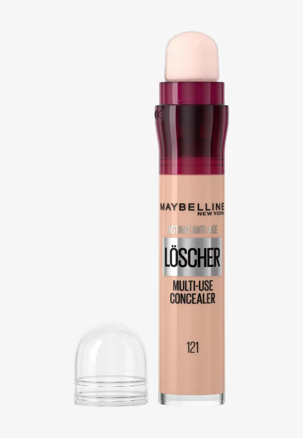 Maybelline Instant Anti Age Eraser Concealer 121 Light Honey - Verhelderende, langhoudende concealer voor een jeugdige, stralende huid