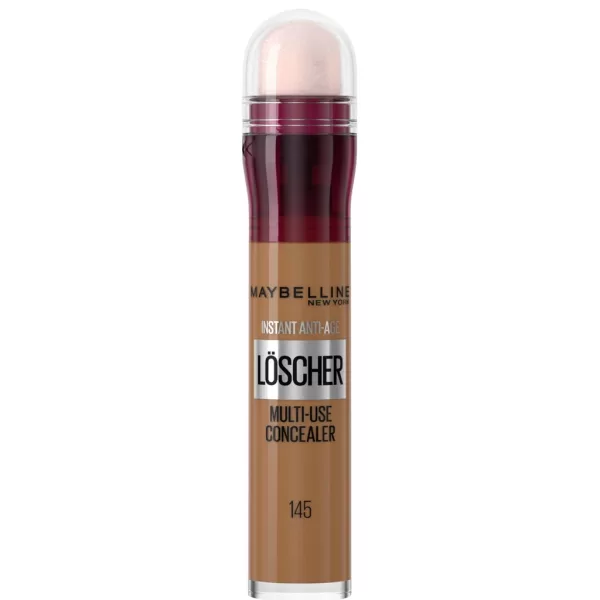 Maybelline New York Instant Concealer 145 Warm Olive – Vegan, Anti-Age, Medium-High Coverage, All Skin Types, Dark Circle Corrector, Flawless Finish