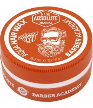 NANO HAIR WAX Orange 150ml - Styling-Wachs für starken Halt, glänzendes Finish, ideal für alle Haartypen, flexibles Styling, leichte Anwendung.