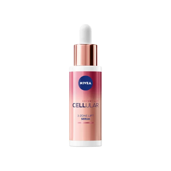 NIVEA Cellular Expert Lift Serum - Bakuchiol, Anti-Aging, 30ml - Liftend Effect voor Gezicht, Hals en Décolleté