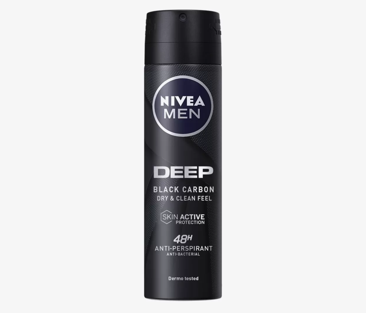 Nivea Deodorant Spray Men Deep Black Carbon 150ml – Voor Mannen, Geschikt voor Alle Huidtypes, Langdurige Bescherming, Vaporisator Nivea Deodorant Spray Men Deep Black Carbon 150ml – Voor Mannen, Geschikt voor Alle Huidtypes, Langdurige Bescherming, Vaporisator