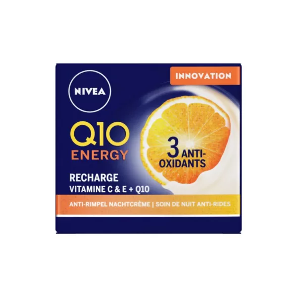 NIVEA Q10 Energy Recharge Versteviginde Nachtcrème En Anti-Rimpel Dagcrème - Normale en vermoeide huid - SPF 15
