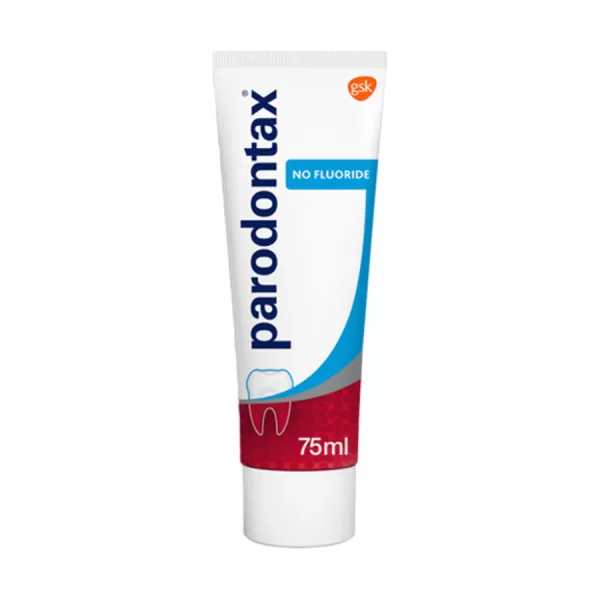 Parodontax Fluoridevrije Tandpasta - 12 x 75 ml - Natuurlijke Plantenextracten voor Gezond Tandvlees en Effectieve Tandplakverwijdering