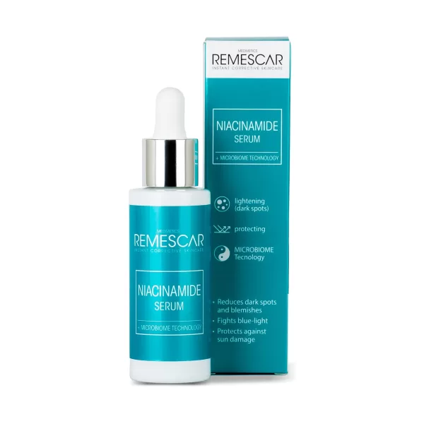 Remescar Niacinamide Serum 30 ml - 10% Niacinamide, Hydraterend, Vermindert Pigmentvlekken, Geschikt voor Droge Huid, Antioxidant Gel