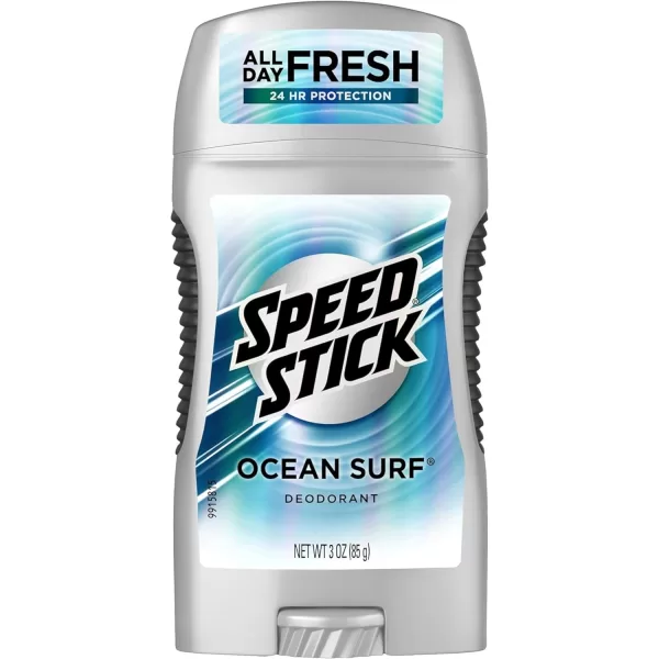 Speed Stick Deodorant Ocean Surf - 24Uurs Frisse Geur, Stick, Pack van 6, Ideaal voor Dagelijks Gebruik, Alle Huidtypes