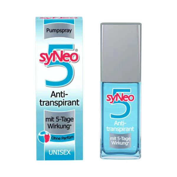 Syneo 5 Antitranspirant Spray – 5 Tage Schutz vor übermäßigem Schwitzen, hautschonend mit Allantoin, gegen unangenehme Gerüche