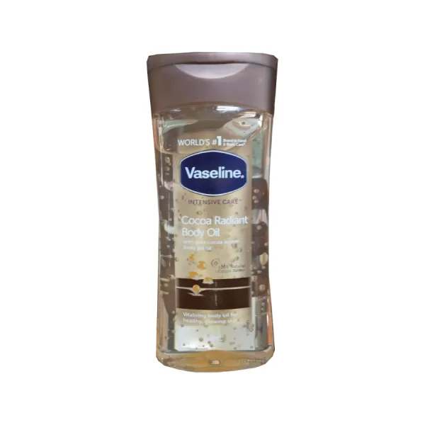 Vaseline Cocoa Radiant Body Gel Oil - 200 ml - Verrijkt met Pure Cacao Boter - Hydrateert & Voedt - Geschikt voor Droge Huid