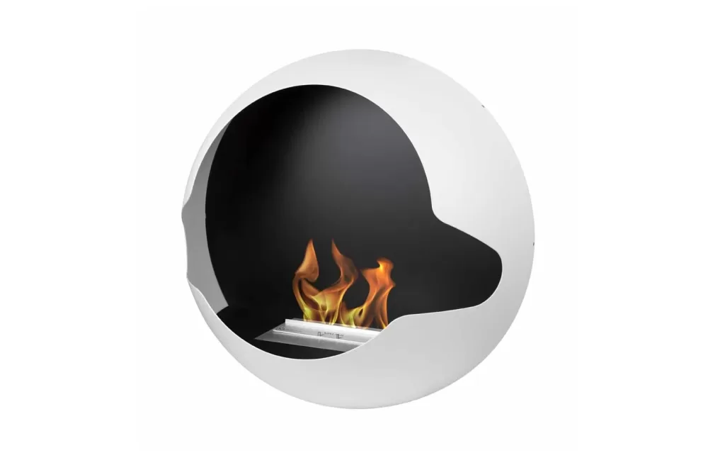 Vauni Cupola | Bioethanol Wandkamin White
